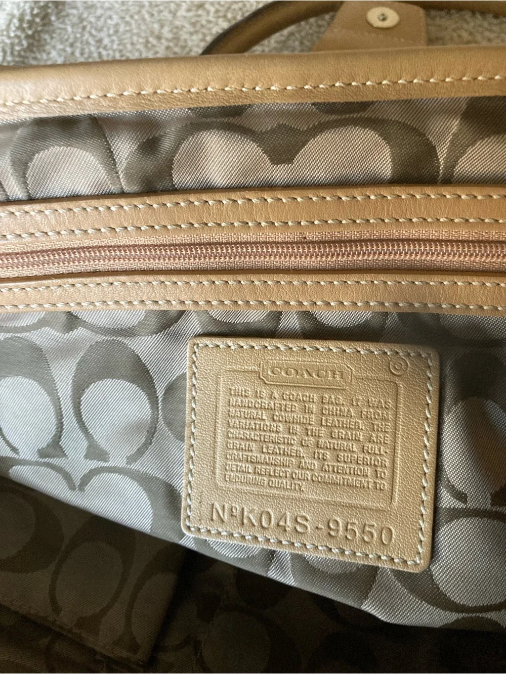 Coach Hampton Soho Leather Buckle-Front Satchel